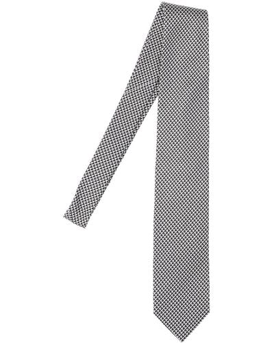 Tom Ford Jacquard Tie - Gray