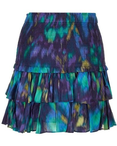 Isabel Marant Naomi Mini Skirt - Blue