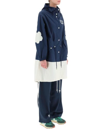 KENZO Sailor Nylon Windbreaker Jacket - Blue