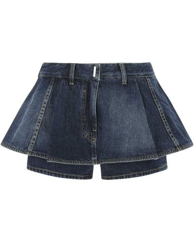 Givenchy Denim Pant-Skirt - Blue