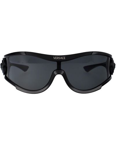 Versace 0Ve4475 Sunglasses - Black