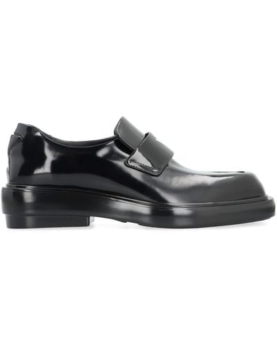 Prada Leather Loafers - Black