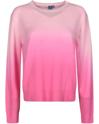 No Name Round Neck Sweater - Pink