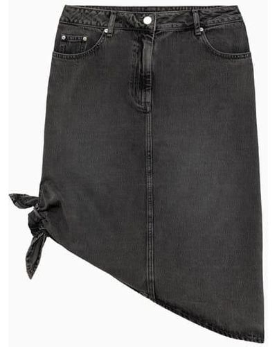 REMAIN Birger Christensen Remain Drapy Skirt - Black