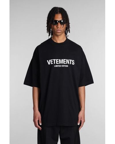 Vetements T-Shirt - Black