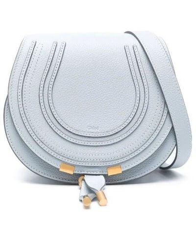 Chloé Marcie Leather Mini Bag - Blue