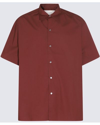 Studio Nicholson Cotton Shirt - Red