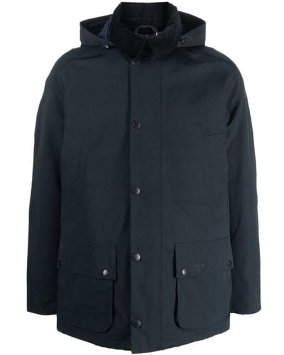 Barbour Waterproof Ashby Hooded Jacket - Blue
