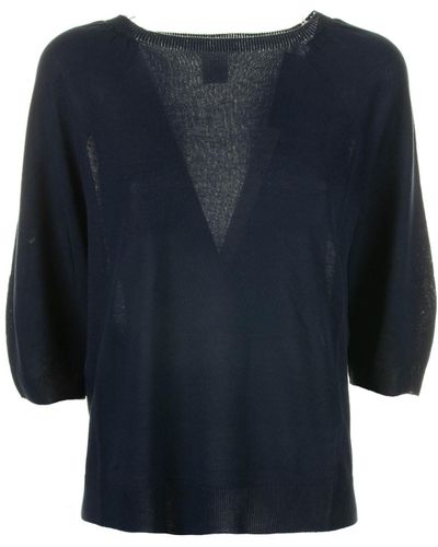 Kangra T-Shirt With 3/4 Sleeves - Blue