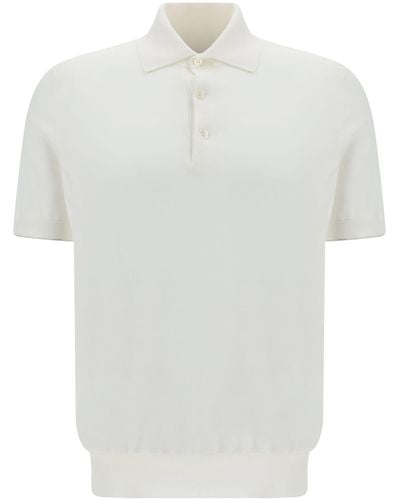 Brunello Cucinelli Polo Shirt - White