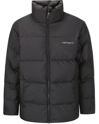 Carhartt wip deming jacket on sale black