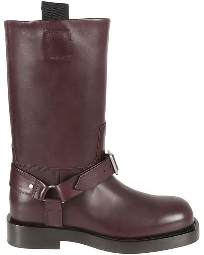 Burberry Saddle Boots - Brown