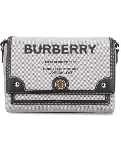 Burberry Horseferry Note Shoulder Bag - Gray