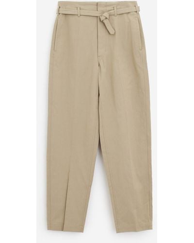 Lemaire Trousers - Natural