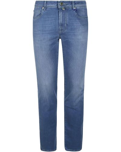 Jacob Cohen 5 Pocket Jeans Slim Fit Bard Fast - Blue
