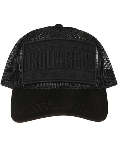 DSquared² Logo Baseball Cap - Black