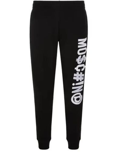 Moschino Logo Jogging Trousers - Black