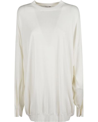 Hed Mayner Oversized Sweatshirt - White
