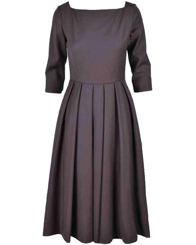 L'Autre Chose Dark Brown Dress - Purple