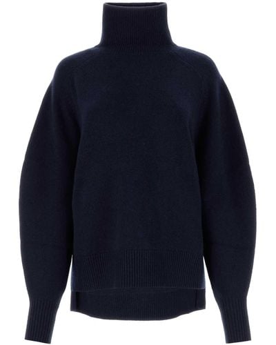 Isabel Marant Wool Blend Linelli Oversize Jumper - Blue