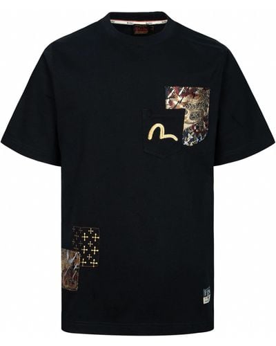 Evisu T-Shirts And Polos - Black
