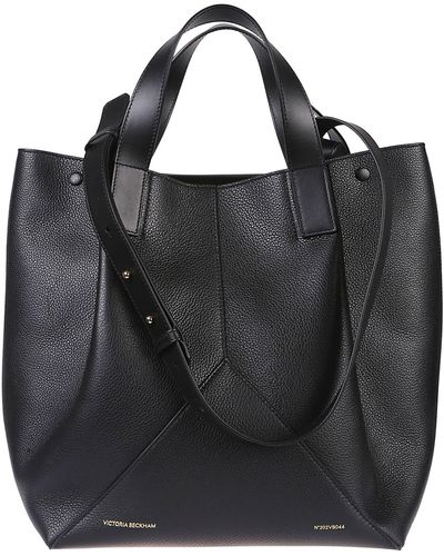 Victoria Beckham Medium Jumbo Shopping Bag - Black