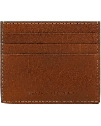 Brunello Cucinelli Card Holder - Brown