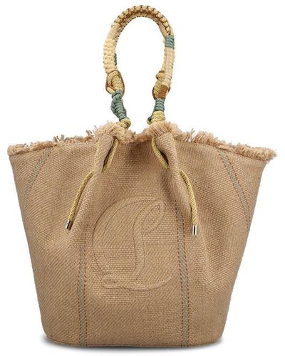 Christian Louboutin By My Side Top Handle Bag - Natural