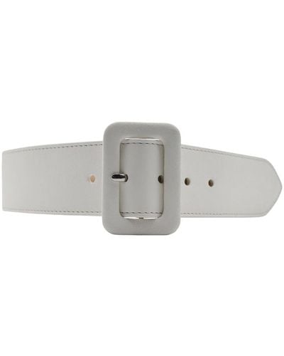 Maison Margiela Leather Belt Accessories - White