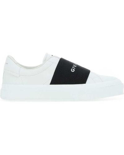 Givenchy Leather New City Slip Ons - White