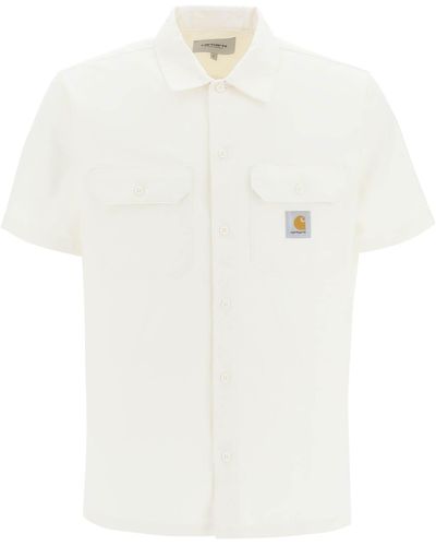Carhartt Short-sleeved 's/s Master' Shirt - White