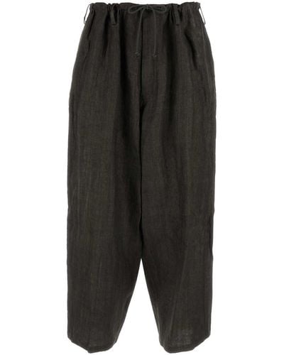 Yohji Yamamoto Trousers - Black