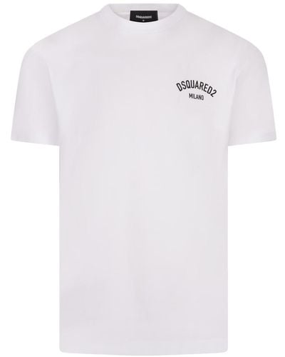 DSquared² Milano Cool Fit T-Shirt - White