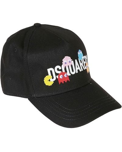 DSquared² Pac- Logo Baseball Cap - Black