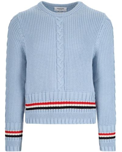 Thom Browne Wool Sweater - Blue