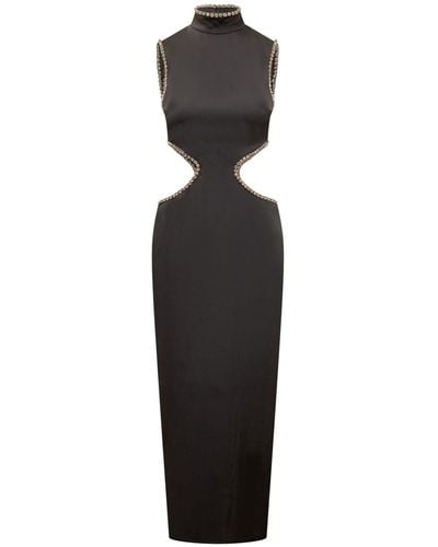 De La Vali Baldassar Long Dress - Black