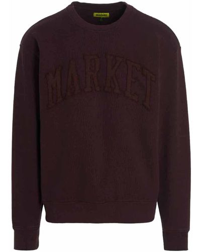 Market Vintage Wash Sweatshirt - Brown