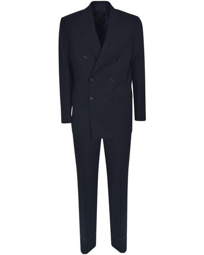 Brioni Double-breasted Suit - Blue
