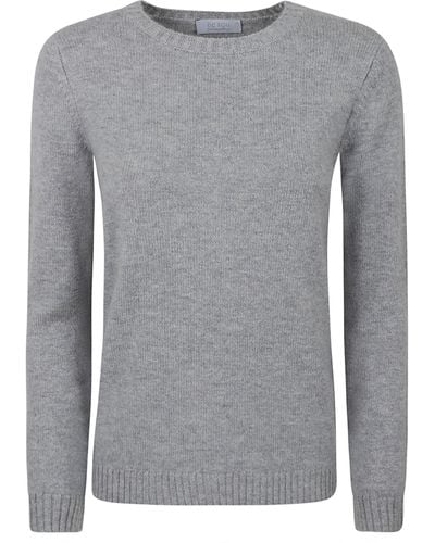 Be You Round Neck Sweater - Gray