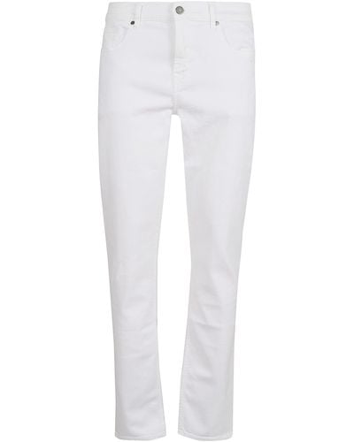 7 For All Mankind Slimmy Luxe Performance - White