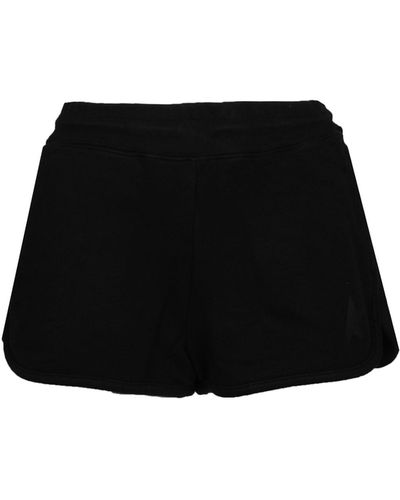 Golden Goose Sports Shorts With Star - Black