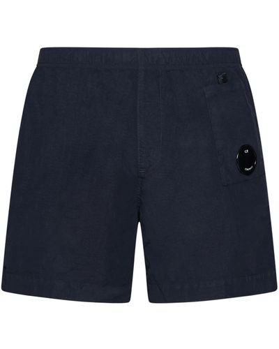 C.P. Company Utility Pocket Swim Shorts - Blue