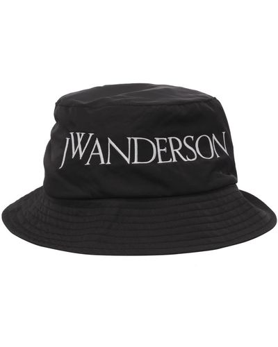 JW Anderson Logo Bucket Hat - Black