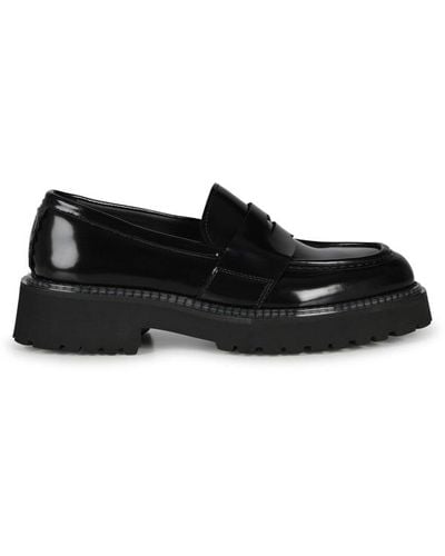 THE ANTIPODE Patent Leather Loafers - Black