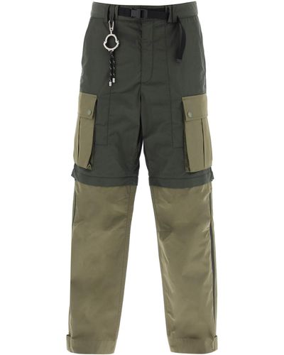 Moncler Genius Moncler X Pharrel William Convertible Cargo Trousers - Green