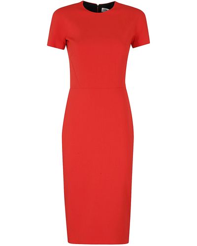 Victoria Beckham T-Shirt Fitted - Red