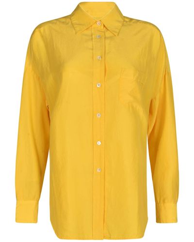 Alberto Biani Oversized Plain Shirt - Yellow