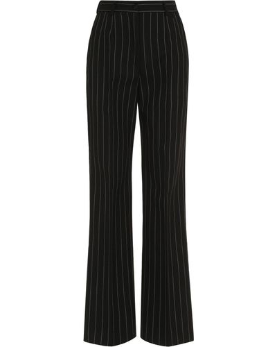 Dolce & Gabbana Wool Trousers - Black