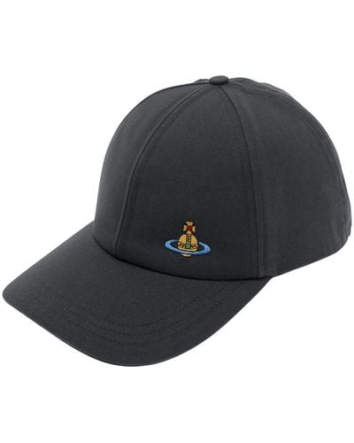 Vivienne Westwood Baseball Cap With Orb Embroidery - Blue