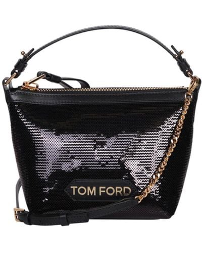 Tom Ford Sequin Bag - Black